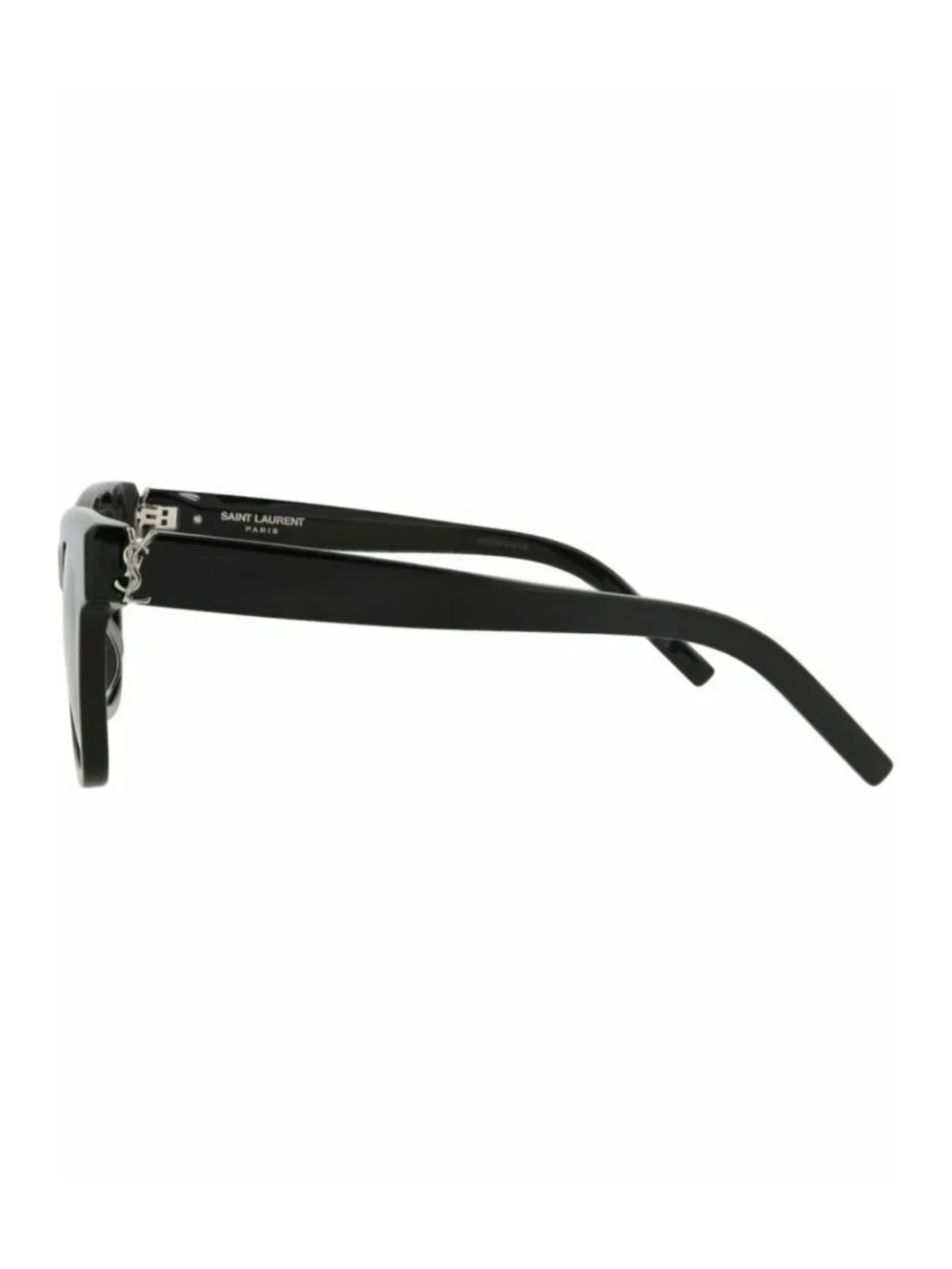 New Saint Laurent Women's Sunglasses Cat Eye Acetate Frame Black Black Black